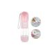 MAOCG Dog Water Bottle for Walking, Multifunctional and Portable Dog Travel Water Dispenser with Food Container,Detachable Design Combo Cup for Drinking and Eating,Suitable for Cats and Puppy Pink