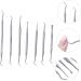 Ipetboom 1 Set Manicure Tools Nail Gel Tweezers for Craft Nail Polish Gel Nail Tools for Nail Art Gel for Nails Cuticle Shaper Precision Fine Point Tools Exfoliating Pusher Stainless Steel - Buy Online on GoSupps.com