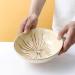Salad Bowl Ceramic Bowl Ice Powder Bowl Ramen Bowl Fruit Salad Bowl Open Dish Bowl Single Personality Line Pasta Bowls (A) - Buy Online on GoSupps.com