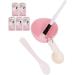 Qukaim Mask Bowl Facial Mask DIY Tool Kit 5 Set Mask Bowl Brush Measuring Spoon Pink - Buy Online on GoSupps.com