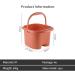 Home Plastic Bucket Foot Bath Bucket Bathroom Foot Tub Wash Basin Laundry Buckets Portable (Color : A Size (D Lofty Ambition B As the picture shows - Buy Online on GoSupps.com