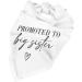 Vercosee Promoted to Big Sister Dog Bandana - Pregnancy Announcement Pet Scarf in White - Buy Online on GoSupps.com