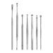 COLLBATH 1 Set 7pcs Seven Piece Ear Picking Tool Set Ear Cleaning Tools Ear Cleaners Spring Tool Ear Wax Removal Tool Stainless Steel Ear Cleaner Ear Cleaning Tools Set Seven Piece Set Care