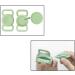 Airtag Dog Collar Holder - Silicone Anti-Lost GPS Tracker Accessories for Pets | Blue-Green Design - Buy Online on GoSupps.com