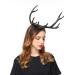 minkissy Reindeer Antlers Headband Deer Antlers Headband Deer Hair Hoop Christmas Party Favors for Holloween Birthday Christmas