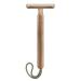 M hle Companion Razor Hobel - Unisex Safety Razing - Metal Rose Gold - With Sand -Colored Cordel - Sustainable Rasur Rosegold 1 piece (1 Sack)
