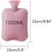 Maies 1L Portable Heat Bottle - Premium Classic Rubber & Plush-Proof Heating Pocket for Hands Feet & Belly - Reliable Warmth Anywhere - Buy Online on GoSupps.com