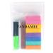 FANDAMEI 20PCS Professional Manicure Tools Kit | Nail Files & Buffers Set with Rectangular Nail Buffer Block and 100/180 Grit Nail File | 7 Way Nail File & Nail Polishing Buffer | Nail Care Tool in Black - Buy Online on GoSupps.com