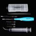 Airgoesin Lighted Tonsil Stone Remover Tool Set - 5 Tips, Stainless Steel Pick, Irrigation Syringe - Oral Care Kit - Buy Online on GoSupps.com