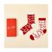 Socks Ladies Mid-Tube Cotton Socks and High Elastic Socks Christmas and Chinese New Year Floor Socks Warm and Comfortable (Color : Red Size : 34-39) 34-39 Red