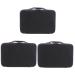 Gleavi 3st storage box for essential oils Travel bag for essential oils Storage package for essential oil Travel storage organizer.
