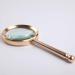 Magnifiers Handheld Magnifying Glass 85mm Glass Lens Gold Handheld Reading 5 Times Reading Aids - Buy Online on GoSupps.com