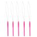 Lightweight Pulling Loop Needle Set - 5pcs 9.5cm & 12.3cm Hook Tool for Hair Extensions (Blue) - International Shipping Available - Buy Online on GoSupps.com