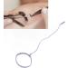 Eyelash Tweezers Bracelet Skin-Friendly Silicone Tweezers Wrist Band Tight Connection Portable Interchangeable Pull Rope Soft for Salon (Purple) - Buy Online on GoSupps.com