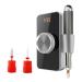 Electric Nail Drill Kit Rechargeable Cordless 35000RPM Nail File Machine Portable Pedicure Polishing Shape Tools with Ceramic Nail Drill Bits Set for Acrylic Nails Gel Nails and Home Salon Black