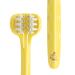 Babyease Kids 3 Sided Toddler Toothbrush - Soft Wrap-Around Baby Toothbrush 12 Months+ - Yellow - Buy Online on GoSupps.com