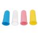 TOYANDONA 4pcs Baby Silicone Toothbrush Baby Finger Toothbrush Newborn Sensory Toys Teething Finger Brush Toodler Toys Dogman Toys Toddler Oral Care Brush Child Thumb Pacifier