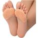 QUIQSHIPP Silicone Gel Half Toe Sleeve - Anti-Skid Forefoot Pads for Pain Relief and Heel Protection - Men & Women | Dry Cracked Heels Repair - Buy Online on GoSupps.com