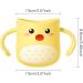 Toothbrush Mugs for Kids | Dinosaur Children's Bathroom Mug | Cute Cartoon Shape Tooth Brushing Supplies for Bathroom Travel and Outdoors Rowces Yellow - Buy Online on GoSupps.com