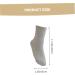 Lurrose 5 Pairs Diabetic Care Socks for Men - Non-Skid Cotton Elastic Nursing Socks - Buy Online on GoSupps.com