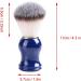Handmade Pure Badger Hair Shaving Brush for Men | Safe & Eco-Friendly | Nylon Wool Blue Handle - Buy Online on GoSupps.com