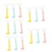 FOMIYES 15 STK children's toothbrush toothbrushes for children U-shaped toothbrush for children rubber bathroom bathroom tooth cleaning tools for children cartoon children's toothbrush caricature detergent baby ABS