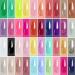 Clou Beaute 8ml Gel Polish Set - 20 Colors Cherry Syrup Collection - Neon Purple Glitter - Soak Off UV LED Nail Art Varnish - Gift Box Set - S20-03 - Buy Online on GoSupps.com