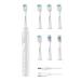 Brosse Dents lectrique-Touchbeauty Brosse lectrique Sonique Brosse Dents lectrique Brosse Dents Sonique Avec 6 T tes de Brosse Et 4 Modes tansche Selon IPX7 (Blanc)