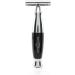 Edwin Jagger 3-Piece Safety Razor Set - Black Synthetic Brush & Chrome Stand | Premium Shaving Kit for a Smooth Finish - Buy Online on GoSupps.com
