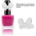 Beautiful Nail Display Ring Nail Chart Woman for Beauty Salon Manicure Store Personal Use Butterfly transparent - Buy Online on GoSupps.com