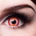 Matlens Eos Crazy Fun Halloween Contact Lenses - F56 Dragon Eyes Brown Red | Includes 2 Lenses Case & 50ml Care Solution | International Shipping Available - Buy Online on GoSupps.com