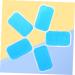 30st Gel Pads for Abdominal Muscle Trainer - Replacement Gel Pillow & Belly Belt - Fitness Toner Gel Foil Pads - Buy Online on GoSupps.com