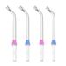 Pack of 4 Plaque Seeker Replacement Tips Compatible With Waterpik Water Flossers and Other Brand Oral Irrigators Water Flosser Tip Replacement Plaque Remove Brisles Tips