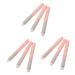 minkissy 9 Pcs Lip Brush Makeup Brush Portable Lipstick Brush Women Makeup Tools Lip Balm Applicator Lipstick Applicator Lip Applicators Round Head Miss Lip Gloss Wooden Handle 12.00X1.20X1.20CMx3pcs As Shownx3pcs