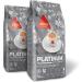 Delta Caf s - Coffee Beans Platinum - 2 packages of 1 kg - intensity 8 - full -bodied Arabica roasting coffee bean mixture - very aromatic with notes of ripe fruits