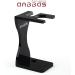 Anbbas Black Acrylic Shaving Stand - Holder for Badger Brush and Double Edge Safety Razor - Buy Online on GoSupps.com