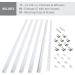 Armacost Lighting Surface Mount LED Tape Light Mounting Channel 5-Pack - White | 960055 - Buy Online on GoSupps.com