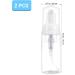 Beaupretty 2pcs Foam Dispenser Bottle Plastic Refillable Empty Mini Foaming Soap Shampoo Dispenser Pump Bottles for Travel 50ml (White) - Buy Online on GoSupps.com