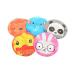 5-Piece Cartoon Animals Waterproof Elastic PEVA Shower Caps for Women and Girls - Buy Online on GoSupps.com