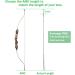 Deerseeker Dacron Bow String Set - 14 Strand Replacement Bowstring for Recurve Bow - 48-70 inches - Archery AMO 62 - 2 Nock Points Included - Buy Online on GoSupps.com