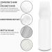 1Pack Root Comb Applicator Bottle 6 Ounce Hair Oil Applicator Applicator Bottle for Hair Dye Applicator Bottle with Graduated Scale (White) - Buy Online on GoSupps.com