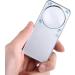 Magnifier Magnifying Glass Portable 20x Hd Magnifying Glass for Older Students Reading Recognition Magnifying Glass Clearer Silver - Buy Online on GoSupps.com