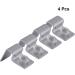POPETPOP 4Pcs Stainless Steel Aquarium Glass Cover Support - Non-Slip Holders for 10mm Universal Fish Tank Lid Clips | Aquarium Accessories - Buy Online on GoSupps.com