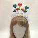 FOMIYES Glitter Heart Headband Colorful Love Heart Hair Hoop Heart Head Bopper with Tassel Valentines Day Hairband Lovely Headpiece for Girl Women Party Hair Decor - Buy Online on GoSupps.com