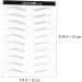 FOMIYES 2 Pairs Makeup Stencil Hair Supplies Eyebrow Tattoos Brow Tatoo Template 4d Disposable Makeup Tools - Buy Online on GoSupps.com