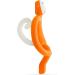 Matchstick Monkey Original Teether & Gel Applicator | BPA Free Silicone | Easy Grip | Orange Monkey | 10.5 cm | 3 Months+ | 1 Teether - Buy Online on GoSupps.com