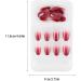 dijiusidy False Nail Fashionable Various Shapes Fingernail Full Coverage Strong Viscosity Adjustable Paster for Manicure Art 27 F741 27 1 count (Pack of 1) - Buy Online on GoSupps.com