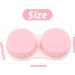 Sihuuu Colorful Contact Lens Case 4 Pack - Mini Travel & Home Storage Kit (Blue+Pink) - Buy Online on GoSupps.com