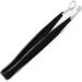 Precision Nose Hair Tweezer & Stainless Steel Round Head Scissors | Eyebrow Clippers Trimmer for Safe Nose & Ear Grooming (Black) - International Shipping Available - Buy Online on GoSupps.com
