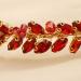 Teyglen Red Rhinestone Headband - Handmade Crystal Hair Hoop for Women and Girls - Buy Online on GoSupps.com